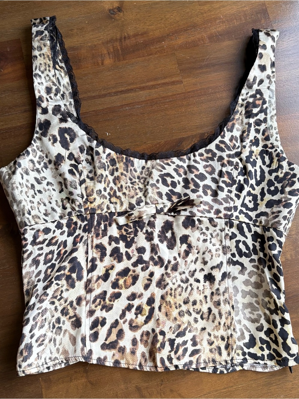 Zara Leopard Print Sleeveless Crop Top - Animal Print | Small